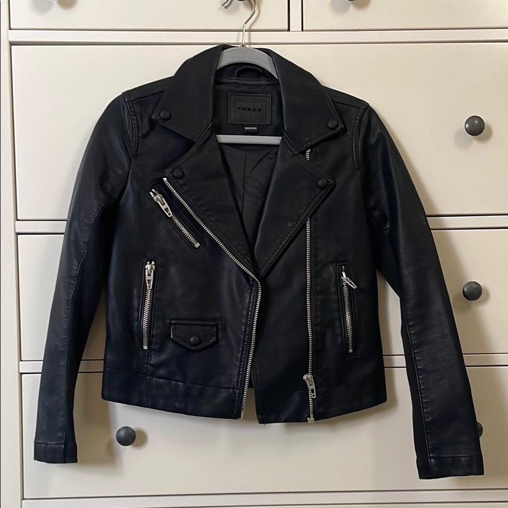 Blank NYC Black Leather Jacket